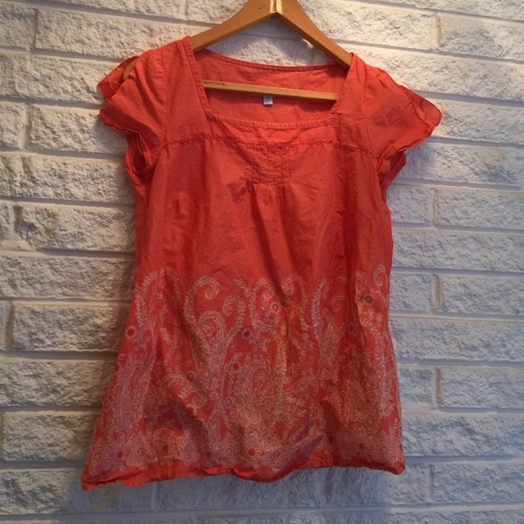 Orange Gap Blouse