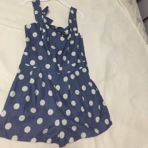 polka dot romper