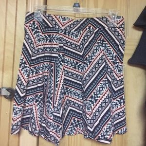 Tribal print skirt
