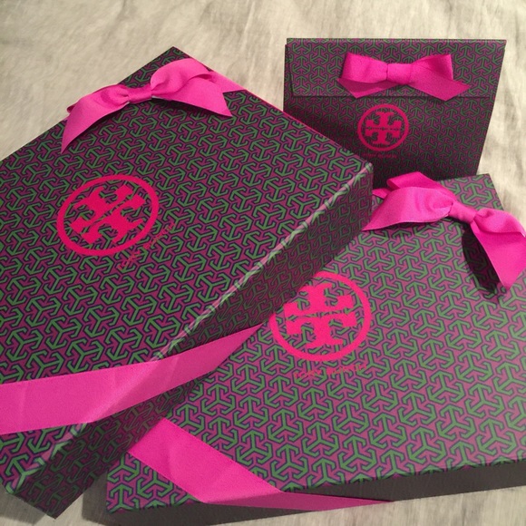 Tory Burch Boxes and Gift Bags Bundle