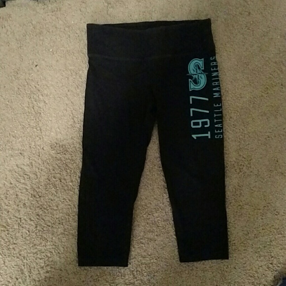 Pink Seattle mariners yoga pants