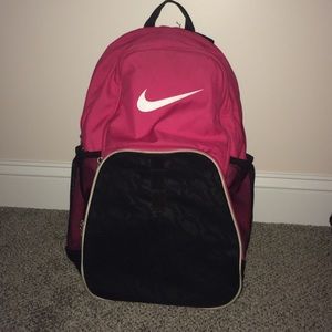 Pink nike backpack