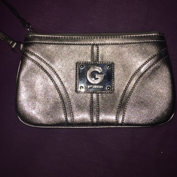 metallic guess wristlet!