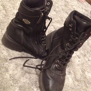 LEATHER MOTORCYCLE BOOTS