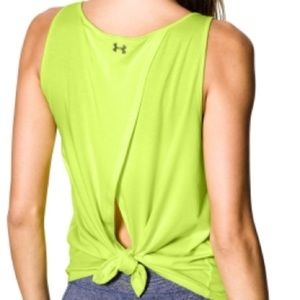 Under Armour split back top