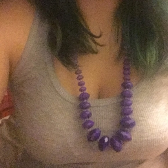 Purple necklace