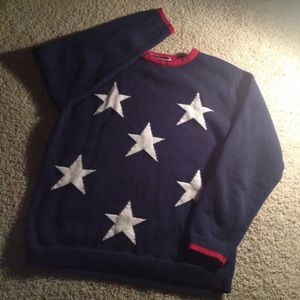 American flag sweater