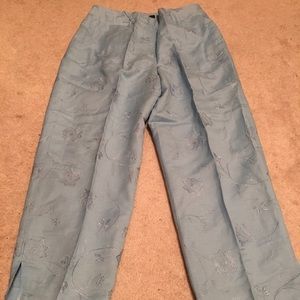 NBW: Light Blue Ankle Cropped Pants