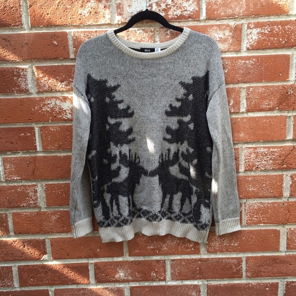 Urban Outfitters Christmas Reindeer Sweater