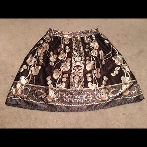NBW: Brown Patterned Skirt