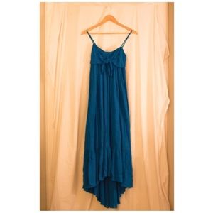Free People Blue Mosaic Maxi Dress