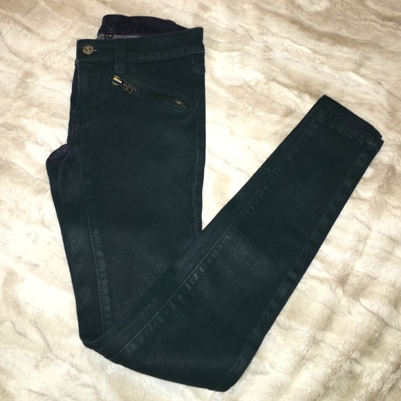 LF- CARMAR size 23 green wax denim