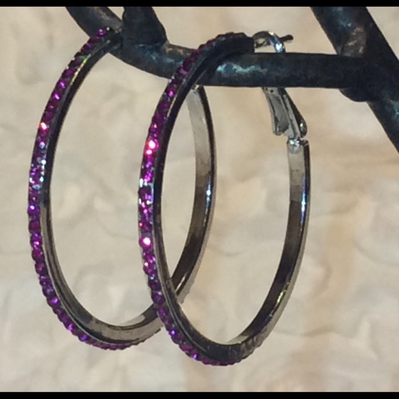 Cookie Lee Pink Crystal Earrings