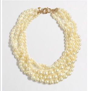 J. Crew NEW Multi Strand Pearl Necklace NWOT