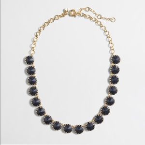 J. Crew NEW Brass-Plated Crystal Necklace NWOT