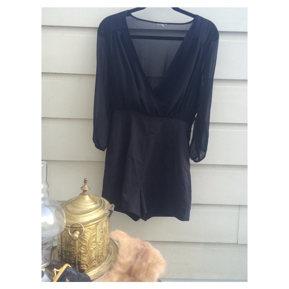 Sexy Black Romper