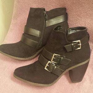 Black booties brand new