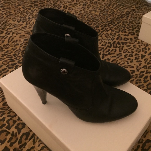 Coach Aliza Leather Ankle Boots Size 8.5 - Picture 2 of 4