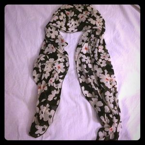 Small Flower Printed Scarf