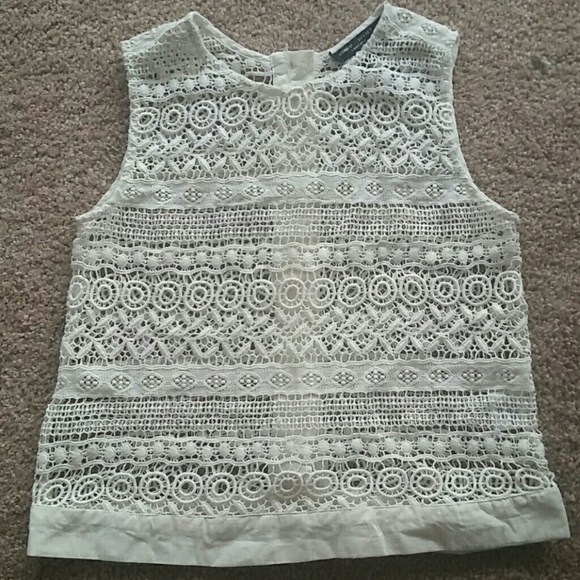 Lace bohemian top