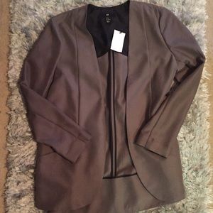 NWT H&M Taupe/Gray Blazer