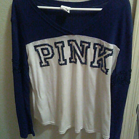 Victoria Secret long sleeve bling shirt