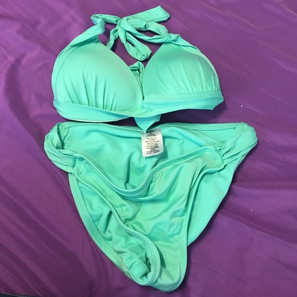 Teal bikini
