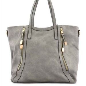 //Candace Tote// - Grey. VEGAN