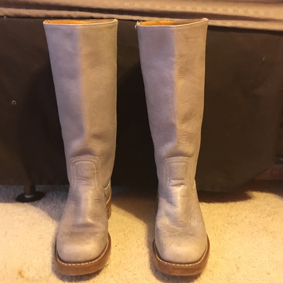 The Frye Company Grey Campus 14L Boots