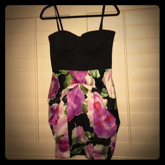 Lipsy London Origami Bustier Dress