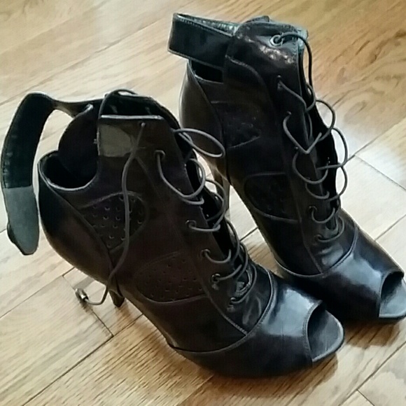 Laced up heels