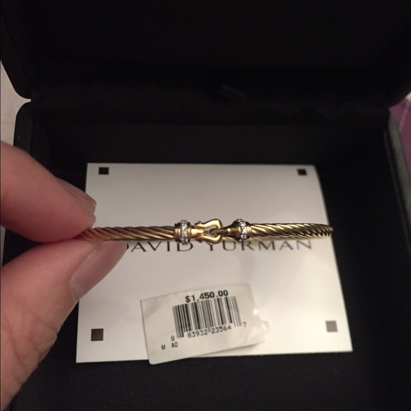 ***SOLD*** Classic buckle bangle - Picture 2 of 4