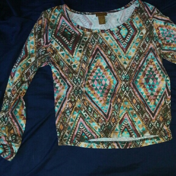 Boho crop top