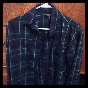 Madewell flannel top