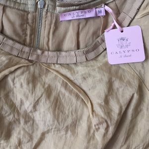 Calypso St. Barth gold dress