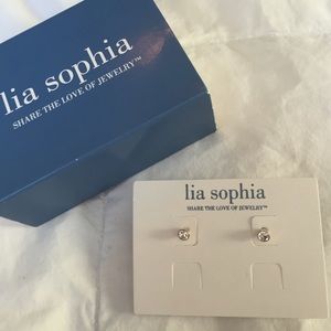 NEW Lia Sophia CZ Studs
