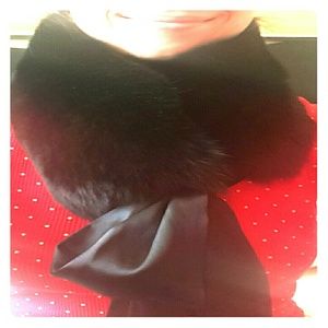 Fox Fur Stole 100% real by Cache