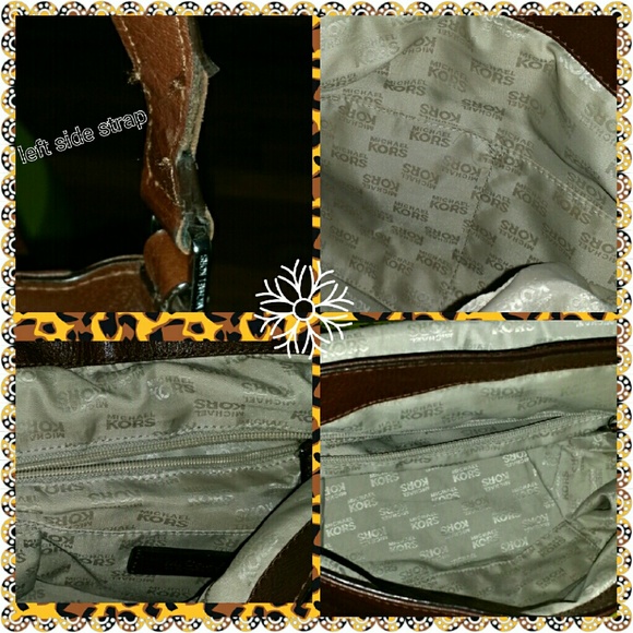 Authentic Michael Kors Handbag Satchel Brown - Picture 2 of 2