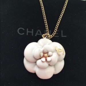 Authentic Chanel Camellia pendant