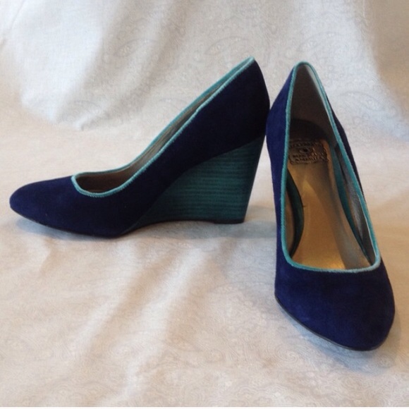 💙HP 9/24💙 Lucky Brand Suede Wedges - Picture 4 of 4