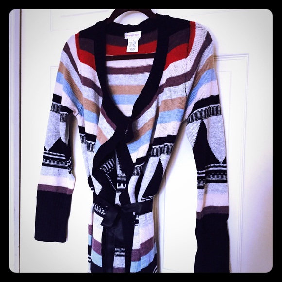 Monroe & Main Tribal Sweater Trench (Small)