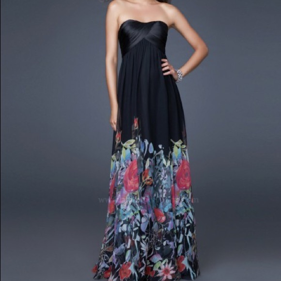 La Femme Prom Dress size 16 - Picture 3 of 4