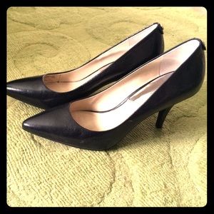 Michael Kors leather heels - worn once indoors!
