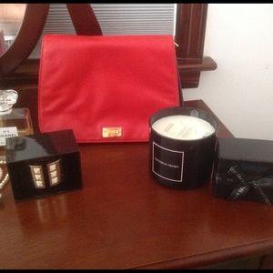 FENDI perfumes purse w/Vs bracelet+Candle NWT
