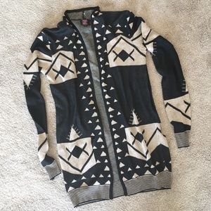 Aztec sweater cardigan