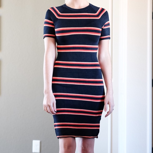 alc striped dress