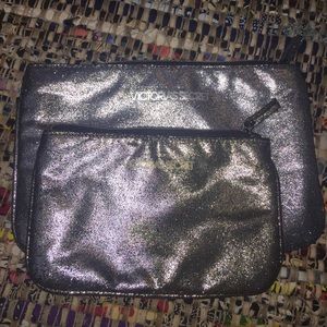 2 Victoria Secret Makeup Pouches
