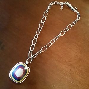LUCKY BRAND REVERSIBLE PENDANT NECKLACE