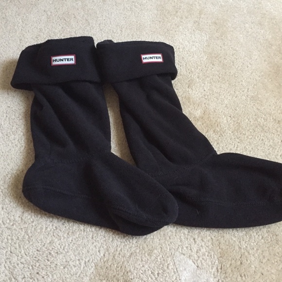 hunter short fleece welly socks