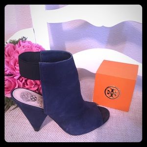 Blue Vince Camuto booties